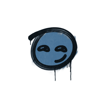 Sealed Graffiti | Smirk (Monarch Blue)