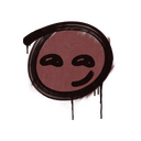 Sealed Graffiti | Smirk (Brick Red)
