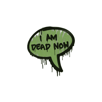 Sealed Graffiti | Dead Now (Battle Green)
