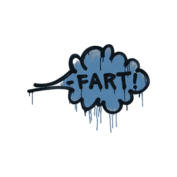Sealed Graffiti | Fart (Monarch Blue)