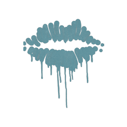 Sealed Graffiti | Kiss (Wire Blue)