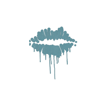 Sealed Graffiti | Kiss (Wire Blue)