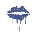 Sealed Graffiti | Kiss (SWAT Blue)