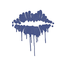 Sealed Graffiti | Kiss (SWAT Blue)