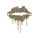 Sealed Graffiti | Kiss (Dust Brown)