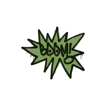 Sealed Graffiti | BOOM (Battle Green)