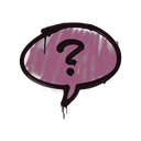 Sealed Graffiti | Question Mark (Princess Pink)