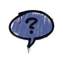 Sealed Graffiti | Question Mark (SWAT Blue)