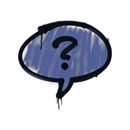 Sealed Graffiti | Question Mark (SWAT Blue)