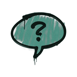 Sealed Graffiti | Question Mark (Frog Green)