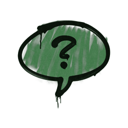 Sealed Graffiti | Question Mark (Jungle Green)