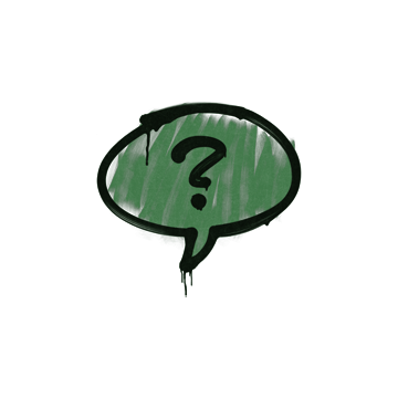 Sealed Graffiti | Question Mark (Jungle Green)