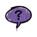 Sealed Graffiti | Question Mark (Monster Purple)