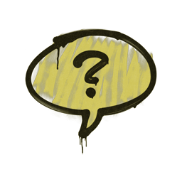 Sealed Graffiti | Question Mark (Tracer Yellow)