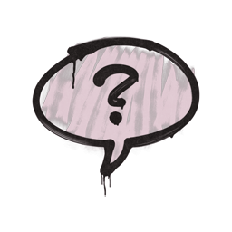 Sealed Graffiti | Question Mark (War Pig Pink)