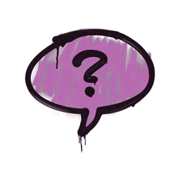 Sealed Graffiti | Question Mark (Bazooka Pink)