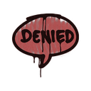 Sealed Graffiti | Denied (Blood Red)