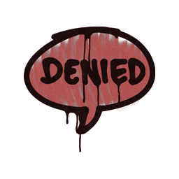 Sealed Graffiti | Denied (Blood Red)