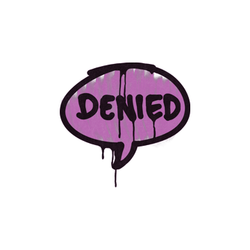 Sealed Graffiti | Denied (Bazooka Pink)