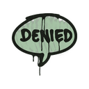 Sealed Graffiti | Denied (Cash Green)