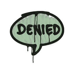 Sealed Graffiti | Denied (Cash Green)