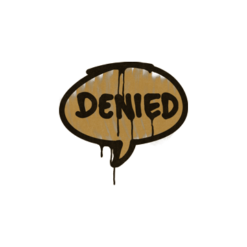 Sealed Graffiti | Denied (Desert Amber)