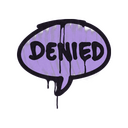 Sealed Graffiti | Denied (Violent Violet)