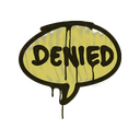 Sealed Graffiti | Denied (Tracer Yellow)