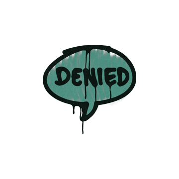 Sealed Graffiti | Denied (Frog Green)