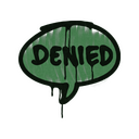 Sealed Graffiti | Denied (Jungle Green)