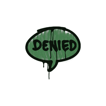 Sealed Graffiti | Denied (Jungle Green)