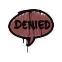 Sealed Graffiti | Denied (Brick Red)