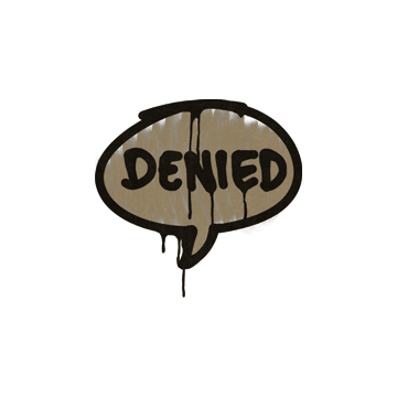Sealed Graffiti | Denied (Dust Brown)