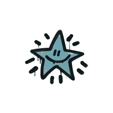 Sealed Graffiti | Shining Star (Wire Blue)