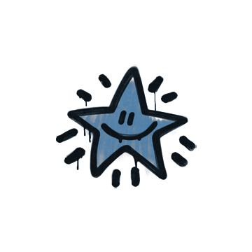 Sealed Graffiti | Shining Star (Monarch Blue)