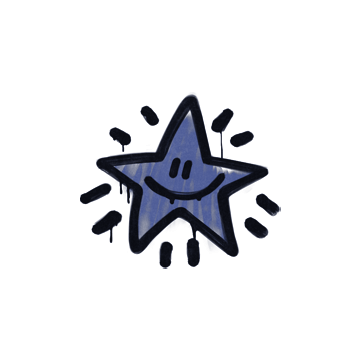 Sealed Graffiti | Shining Star (SWAT Blue)