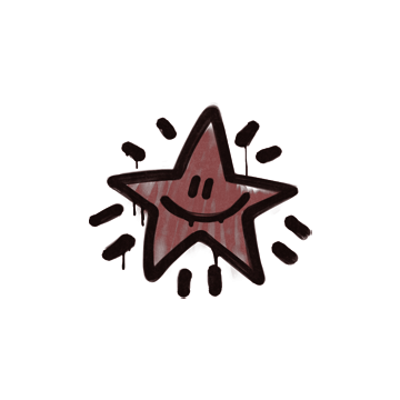 Sealed Graffiti | Shining Star (Brick Red)