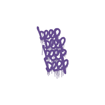 Sealed Graffiti | BEEP (Monster Purple)