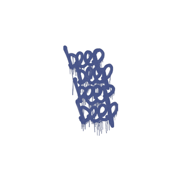 Sealed Graffiti | BEEP (SWAT Blue)
