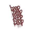 Sealed Graffiti | BEEP (Brick Red)