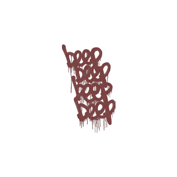 Sealed Graffiti | BEEP (Brick Red)