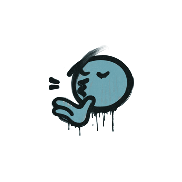Sealed Graffiti | Chef Kiss (Wire Blue)