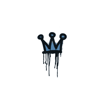 Sealed Graffiti | Little Crown (Monarch Blue)