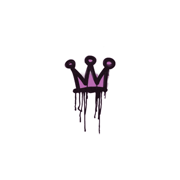 Sealed Graffiti | Little Crown (Bazooka Pink)