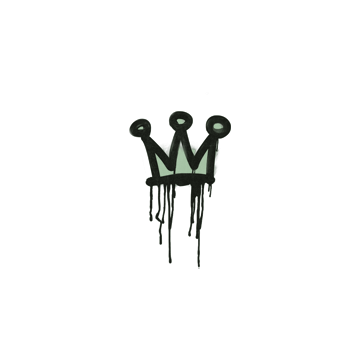 Sealed Graffiti | Little Crown (Cash Green)