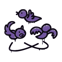 Sealed Graffiti | Dizzy (Monster Purple)
