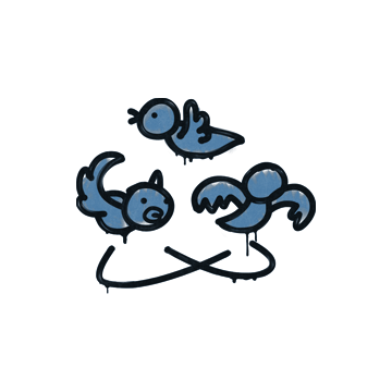 Sealed Graffiti | Dizzy (Monarch Blue)