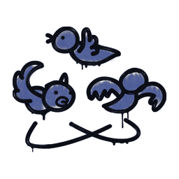 Sealed Graffiti | Dizzy (SWAT Blue)