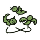 Sealed Graffiti | Dizzy (Battle Green)