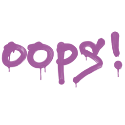 Sealed Graffiti | Oops (Bazooka Pink)
